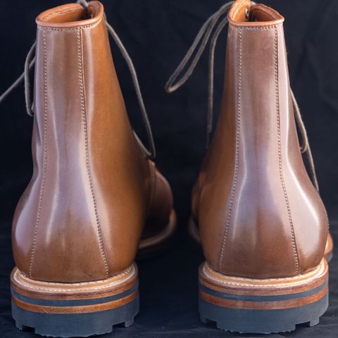 Viberg Halkett in Horween Bourbon Shell Cordovan