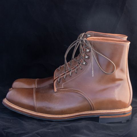 Viberg Halkett in Horween Bourbon Shell Cordovan
