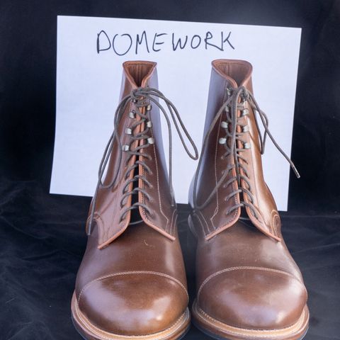 Viberg Halkett in Horween Bourbon Shell Cordovan