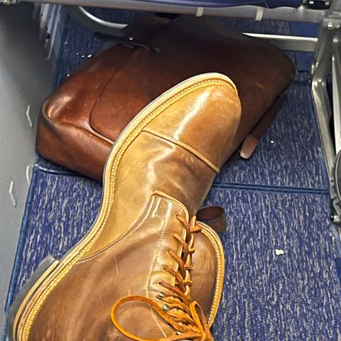 Viberg Halkett in Horween Bourbon Shell Cordovan