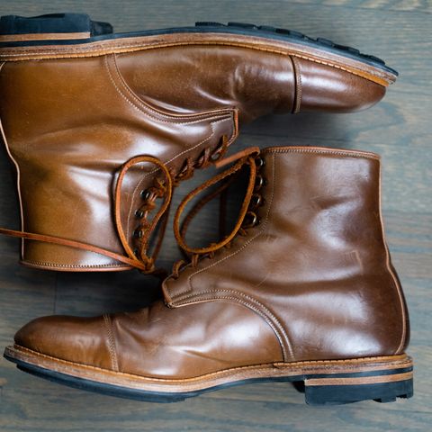 Viberg Halkett in Horween Bourbon Shell Cordovan