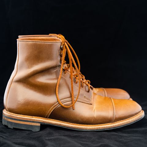 Viberg Halkett in Horween Bourbon Shell Cordovan