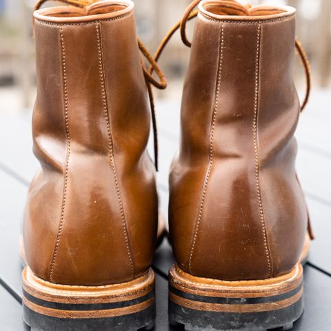 Viberg Halkett in Horween Bourbon Shell Cordovan