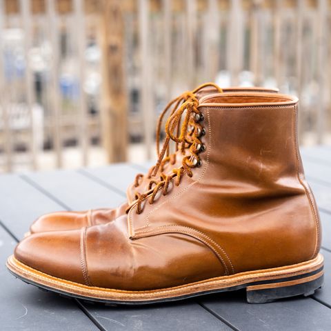 Viberg Halkett in Horween Bourbon Shell Cordovan