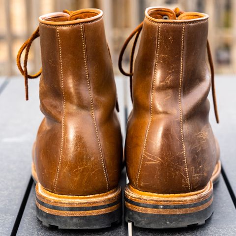 Viberg Halkett in Horween Bourbon Shell Cordovan