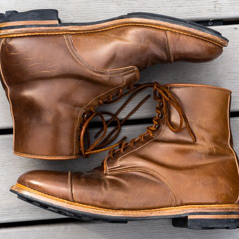 Viberg Halkett in Horween Bourbon Shell Cordovan