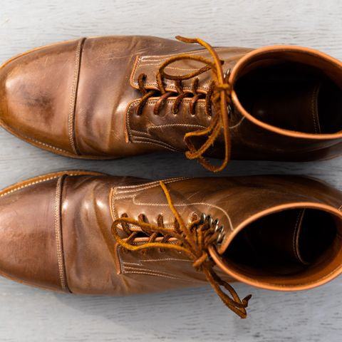 Viberg Halkett in Horween Bourbon Shell Cordovan