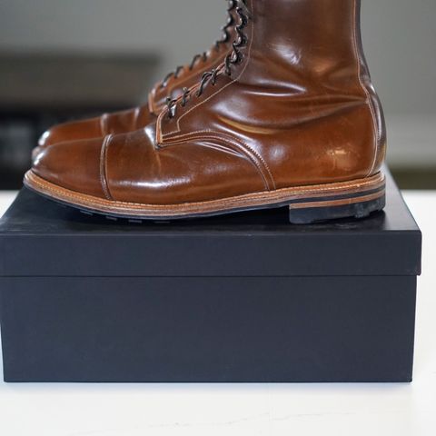 Viberg Halkett in Horween Bourbon Shell Cordovan