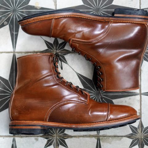 Viberg Halkett in Horween Bourbon Shell Cordovan