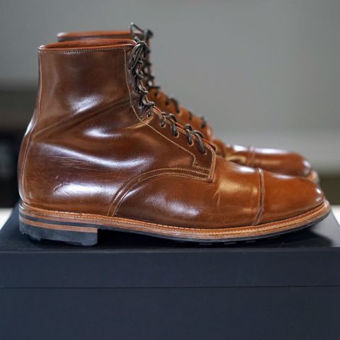 Viberg Halkett in Horween Bourbon Shell Cordovan