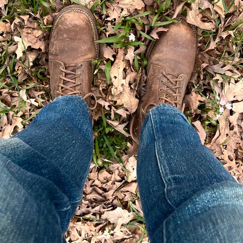 View photo of Viberg Service Boot in Icy Mocha Chromexcel