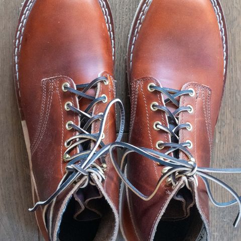 Nicks Free Range in Wickett & Craig Tan Oiled Latigo