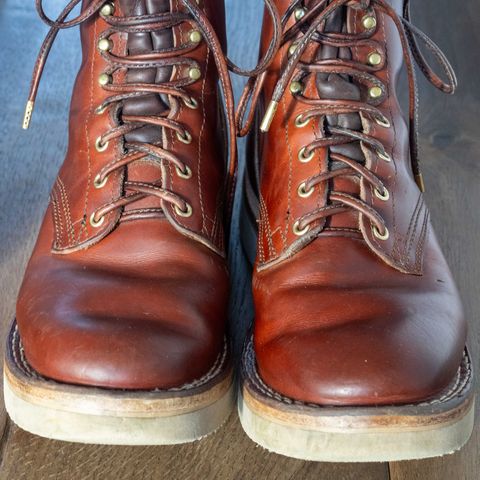 Nicks Free Range in Wickett & Craig Tan Oiled Latigo