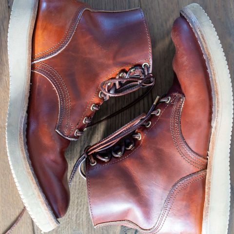 Nicks Free Range in Wickett & Craig Tan Oiled Latigo
