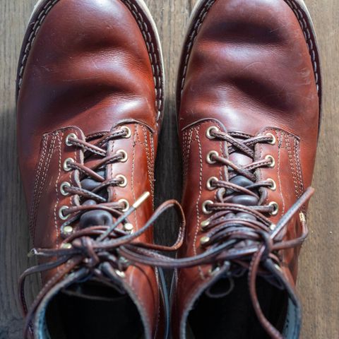 Nicks Free Range in Wickett & Craig Tan Oiled Latigo