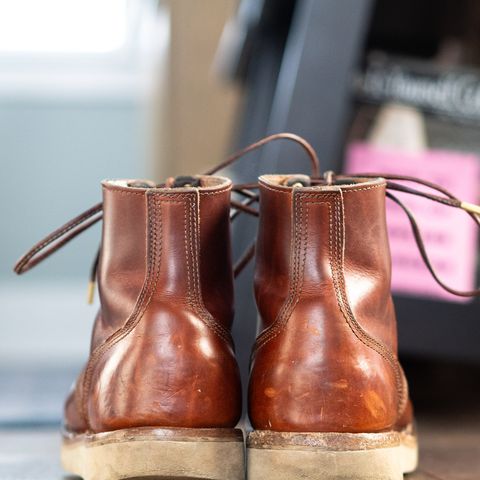 Nicks Free Range in Wickett & Craig Tan Oiled Latigo
