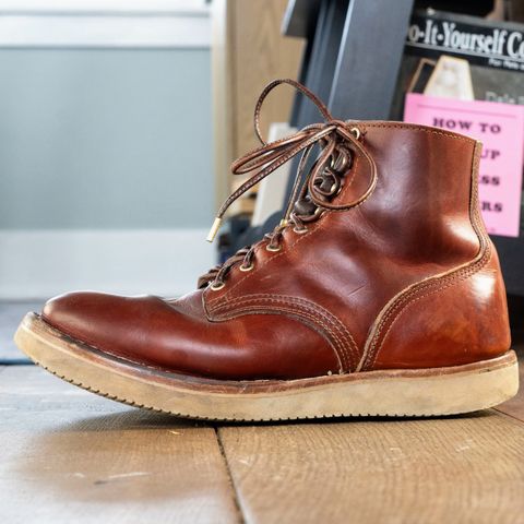 Nicks Free Range in Wickett & Craig Tan Oiled Latigo