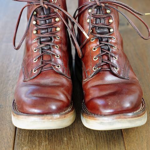 Nicks Free Range in Wickett & Craig Tan Oiled Latigo