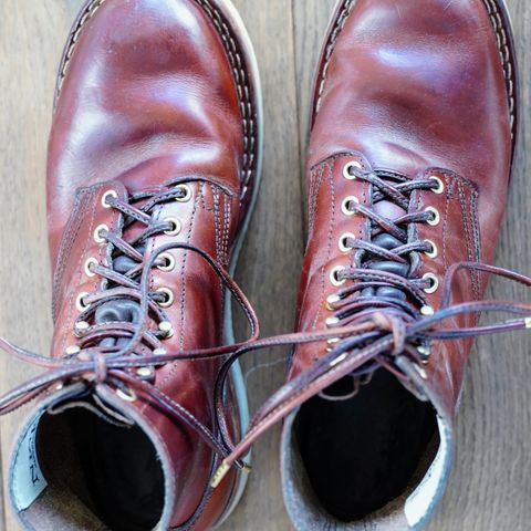 Nicks Free Range in Wickett & Craig Tan Oiled Latigo