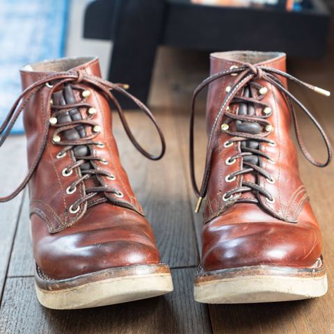 View photo of Nicks Free Range in Wickett & Craig Tan Oiled Latigo