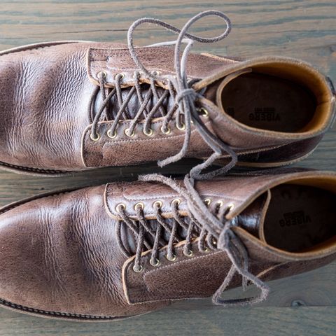 View photo of Viberg Service Boot in C.F. Stead Snuff Naked Kudu