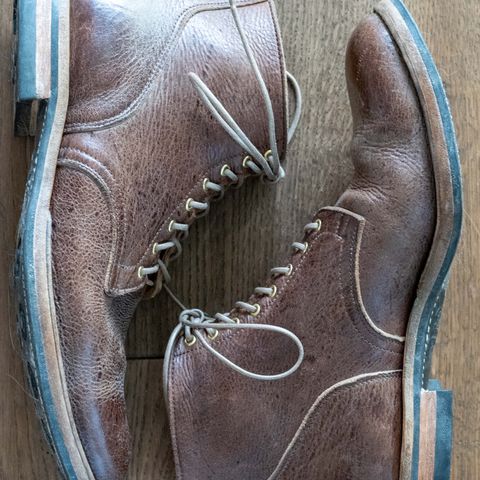 View photo of Viberg Service Boot in C.F. Stead Snuff Naked Kudu