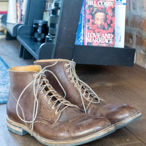 Viberg Service Boot in C.F. Stead Snuff Naked Kudu