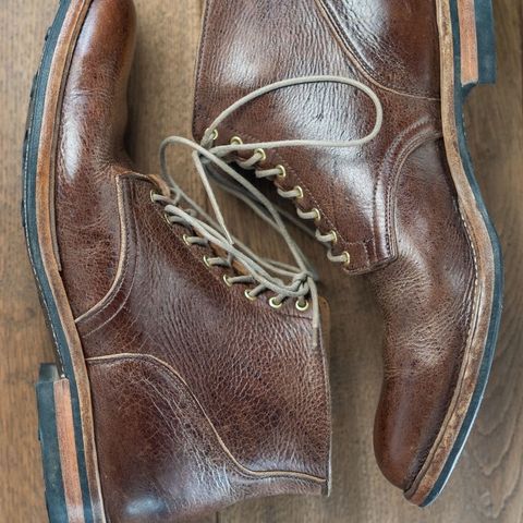 Viberg Service Boot in C.F. Stead Snuff Naked Kudu