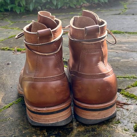 View photo of White's x Division Road LTT Lineman 350 in Horween British Tan Chromexcel