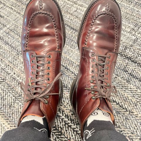Alden Tanker Boot in Horween Color 8 Shell Cordovan