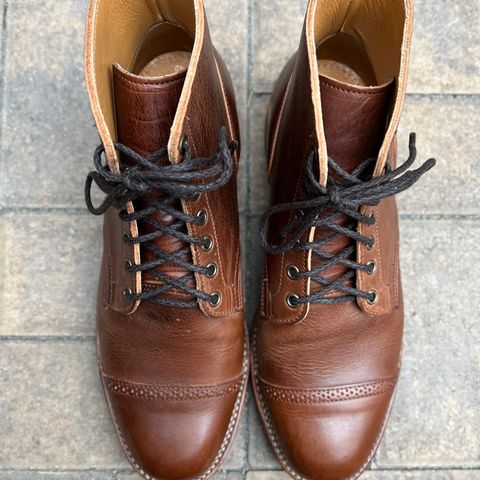 Viberg Service Boot BCT in Horween Mocha Vintage