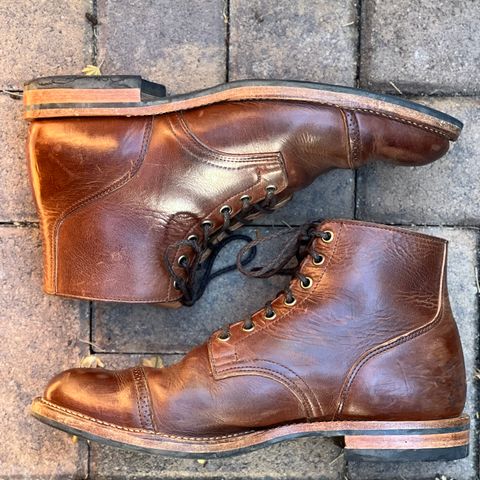 Viberg Service Boot BCT in Horween Mocha Vintage