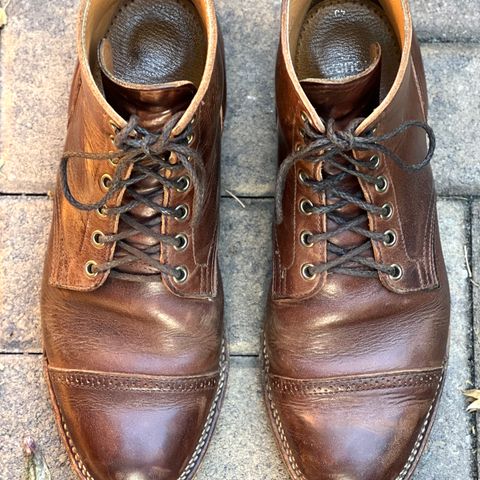 Viberg Service Boot BCT in Horween Mocha Vintage