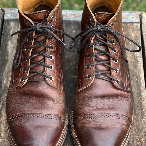 Viberg Service Boot BCT in Horween Mocha Vintage