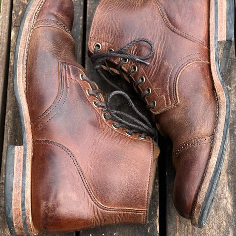 Viberg Service Boot BCT in Horween Mocha Vintage