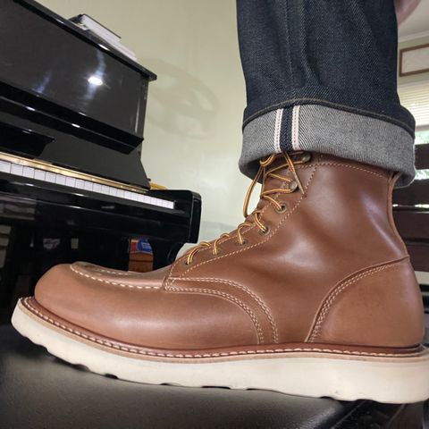 Truman Moc Toe in Sesame Double Shot
