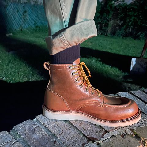 Truman Moc Toe in Sesame Double Shot