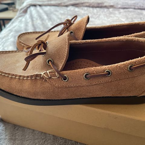 Oak Street Bootmakers Camp Moc in Horween Natural Chromexcel Roughout