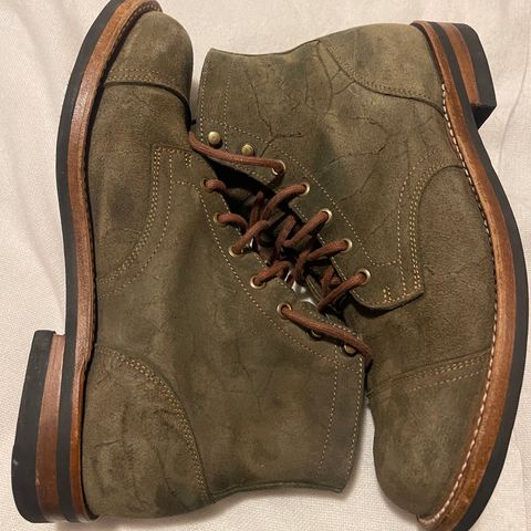 Truman Service Boot in C.F. Stead Moss Waxy Mohawk
