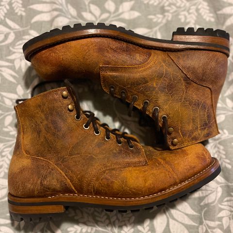 Truman Plain Toe Boot in C.F. Stead Coach Rambler