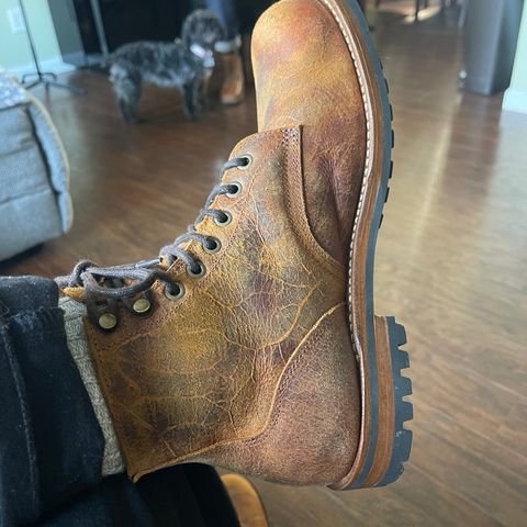 Truman Plain Toe Boot in C.F. Stead Coach Rambler