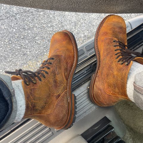 Truman Plain Toe Boot in C.F. Stead Coach Rambler