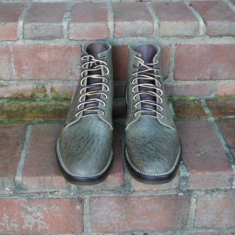 NF Bootmaker Milton Boot in Maryam Waxy Salvia Horsebutt