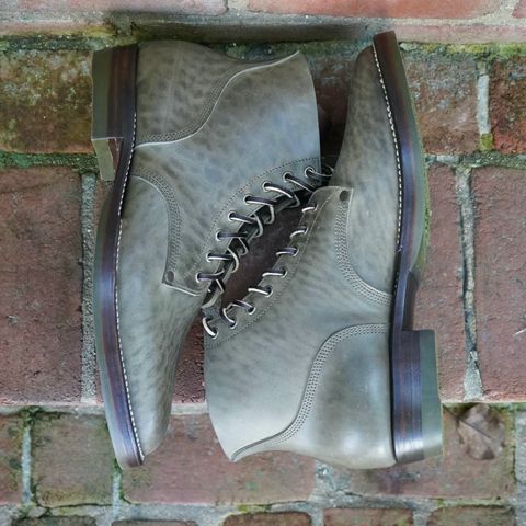 NF Bootmaker Milton Boot in Maryam Waxy Salvia Horsebutt