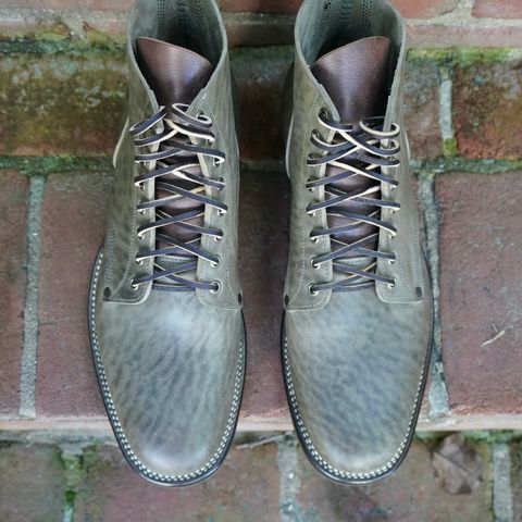 NF Bootmaker Milton Boot in Maryam Waxy Salvia Horsebutt