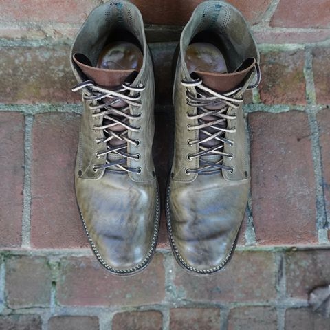 NF Bootmaker Milton Boot in Maryam Waxy Salvia Horsebutt