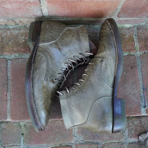 NF Bootmaker Milton Boot in Maryam Waxy Salvia Horsebutt