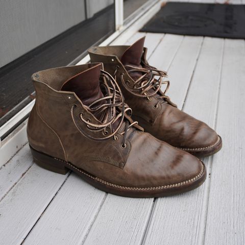 NF Bootmaker Milton Boot in Maryam Waxy Salvia Horsebutt