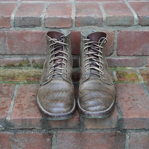 NF Bootmaker Milton Boot in Maryam Waxy Salvia Horsebutt