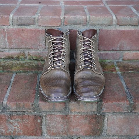 NF Bootmaker Milton Boot in Maryam Waxy Salvia Horsebutt